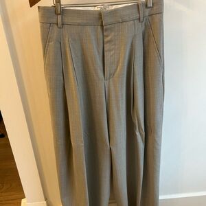 Banana Republic Light Gray Wool Trousers